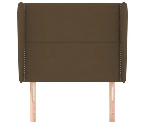 Galvūgalis Su Auselėmis, Rudas, 103X23X118/128cm Audinys