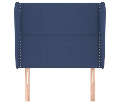 Galvgalis Ar Malām, 103X23X118/128 Cm, Zils Audums Vidaxl