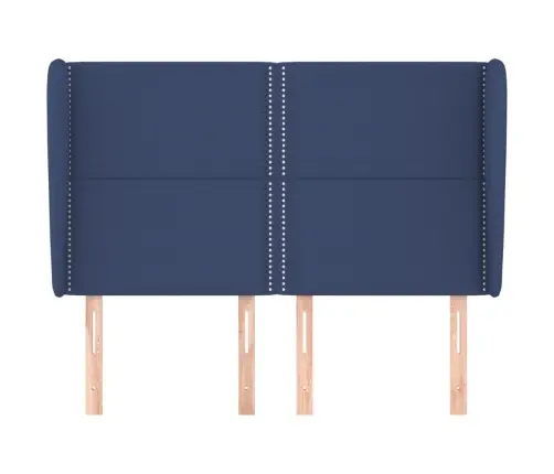 Galvgalis Ar Malām, 147X23X118/128 Cm, Zils Audums Vidaxl