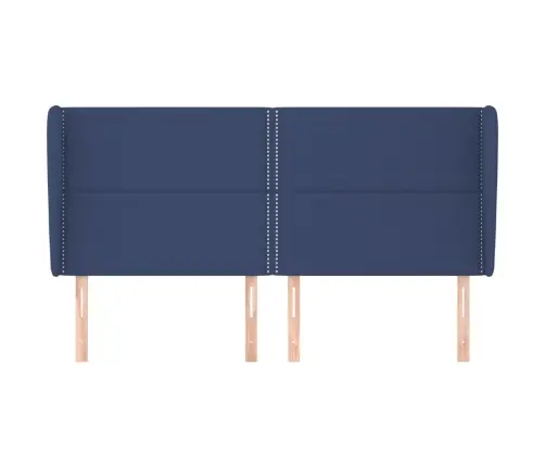 Voodipeats Servadega, Sinine, 183X23X118/128 cm Kangas