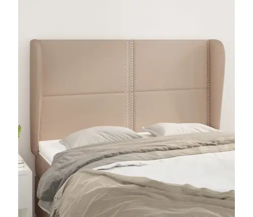 Galvgalis Ar Malām, 147X23X118/128 Cm, Kapučīno Mākslīgā Āda Vidaxl