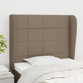 Galvūgalis Su Auselėmis, Taupe, 93X23X118/128cm Audinys