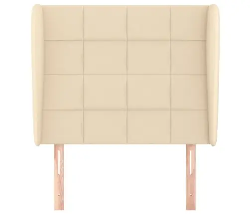 Galvūgalis Su Auselėmis, Kreminis, 93X23X118/128cm Audinys Galvūgalis Su Auselėmis, Kreminis, 93X23X118/128cm Audinys
