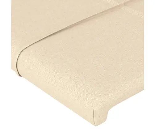 Galvūgalis Su Auselėmis, Kreminis, 93X23X118/128cm Audinys Galvūgalis Su Auselėmis, Kreminis, 93X23X118/128cm Audinys