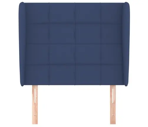 Galvgalis Ar Malām, 103X23X118/128 Cm, Zils Audums Vidaxl