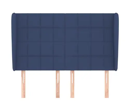 Galvūgalis Su Auselėmis, Mėlynas, 147X23X118/128cm Audinys