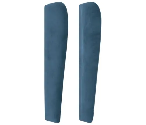 Galvgalis Ar Malām, 93X23X118/128 Cm, Zils Samts Vidaxl Galvgalis Ar Malām, 93X23X118/128 Cm, Zils Samts Vidaxl