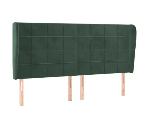 Voodipeats Servadega, Tumeroheline, 183X23X118/128 cm Samet