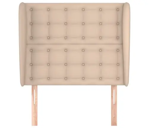 Galvgalis Ar Malām, 83X23X118/128 Cm, Kapučīno Mākslīgā Āda Vidaxl