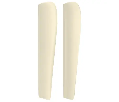 Voodipeats Servadega, Kreemjas, 103X23X118/128 cm Kunstnahk