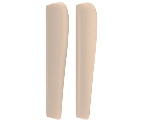 Galvūgalis Su Auselėmis, Kapučino, 103X23X118/128cmNetikra Oda