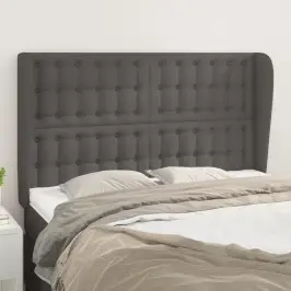 Voodipeats Servadega, Hall, 147X23X118/128 cm Kunstnahk