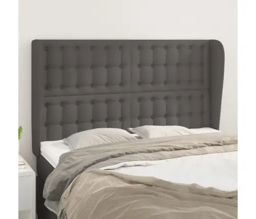 Voodipeats Servadega, Hall, 147X23X118/128 cm Kunstnahk