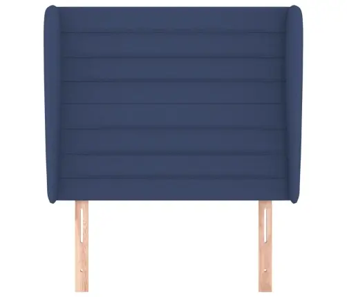 Galvgalis Ar Malām, 93X23X118/128 Cm, Zils Audums Vidaxl