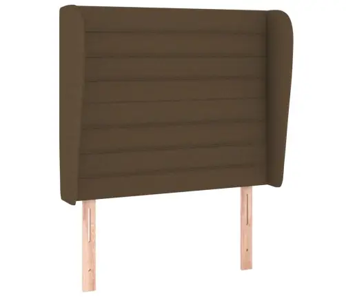 Voodipeats Servadega, Tumepruun, 103X23X118/128 cm Kangas