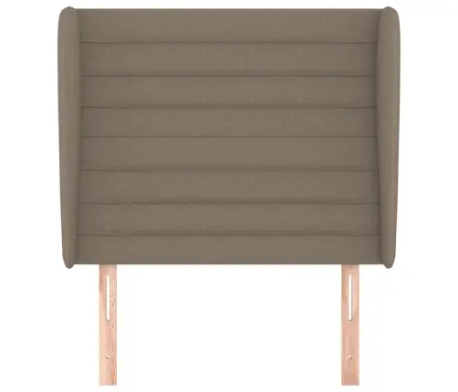 Galvgalis Ar Malām, 103X23X118/128 Cm, Pelēkbrūns Audums Vidaxl Galvgalis Ar Malām, 103X23X118/128 Cm, Pelēkbrūns Audums Vidaxl