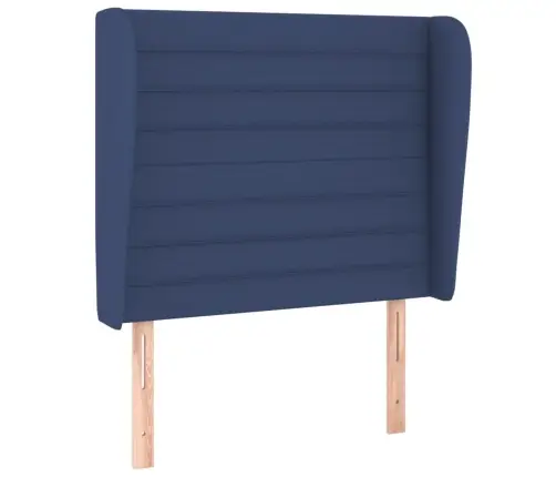 Galvgalis Ar Malām, 103X23X118/128 Cm, Zils Audums Vidaxl