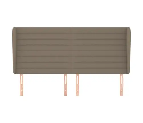 Voodipeats Servadega, Pruunikashall, 183X23X118/128 cm Kangas