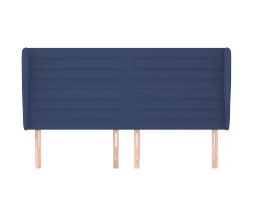 Voodipeats Servadega, Sinine, 183X23X118/128 cm Kangas