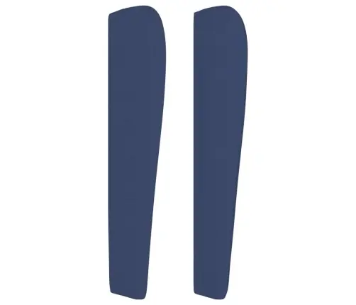 Voodipeats Servadega, Sinine, 203X23X118/128 cm Kangas