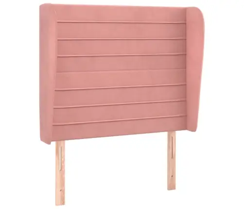 Voodipeats Servadega, Roosa, 83X23X118/88 cm Samet