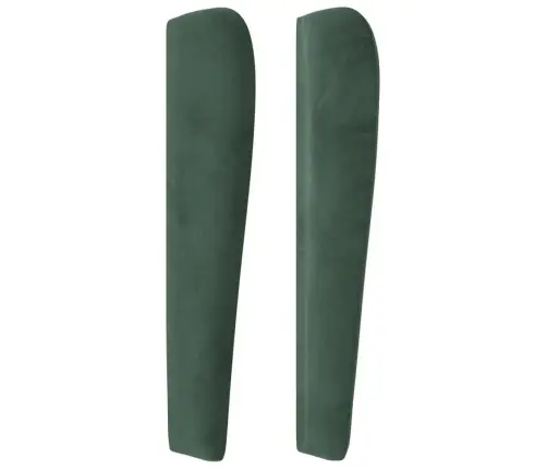 Galvūgalis Su Auselėmis, Tamsiai Žalia,103X23X118/128cmAksomas