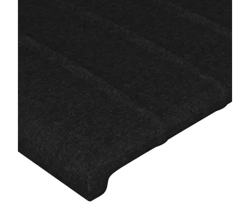 Voodipeats Servadega, Must, 83X23X118/88 cm Kangas