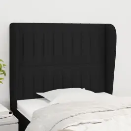 Voodipeats Servadega, Must, 83X23X118/88 cm Kangas
