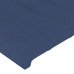 Galvgalis Ar Malām, 93X23X118/128 Cm, Zils Audums Vidaxl