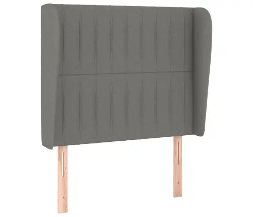 Voodipeats Servadega, Tumehall, 103X23X118/128 cm Kangas