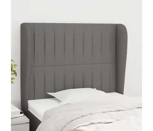 Voodipeats Servadega, Tumehall, 103X23X118/128 cm Kangas