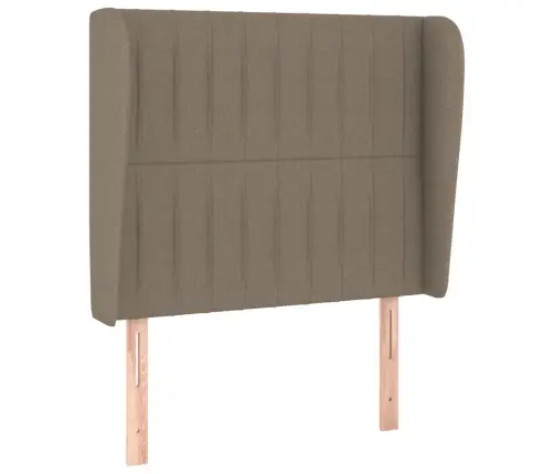 Voodipeats Servadega, Pruunikashall, 103X23X118/128 cm Kangas