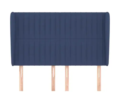 Voodipeats Servadega, Sinine, 147X23X118/128 cm Kangas