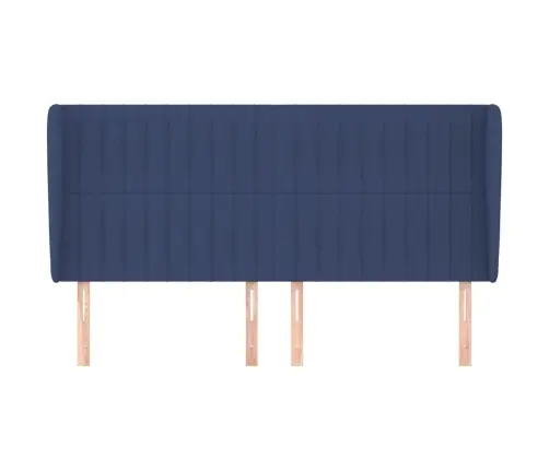 Voodipeats Servadega, Sinine, 183X23X118/128 cm Kangas Voodipeats Servadega, Sinine, 183X23X118/128 cm Kangas