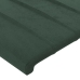 Voodipeats Servadega, Tumeroheline, 83X23X118/88 cm Samet
