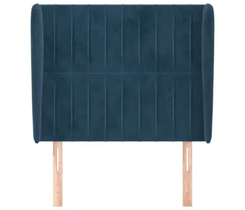 Voodipeats Servadega, Tumesinine, 83X23X118/88 cm Samet