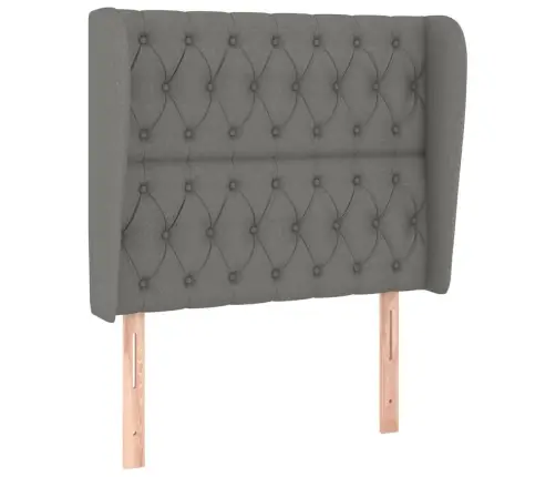 Voodipeats Servadega, Tumehall, 93X23X118/128 cm Kangas