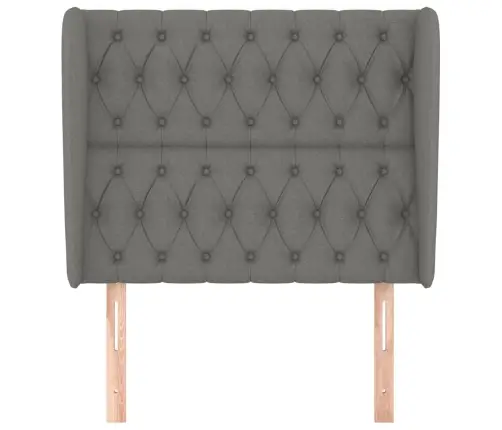 Voodipeats Servadega, Tumehall, 93X23X118/128 cm Kangas