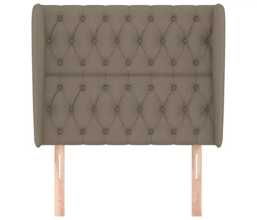 Galvūgalis Su Auselėmis, Taupe, 103X23X118/128cm Audinys