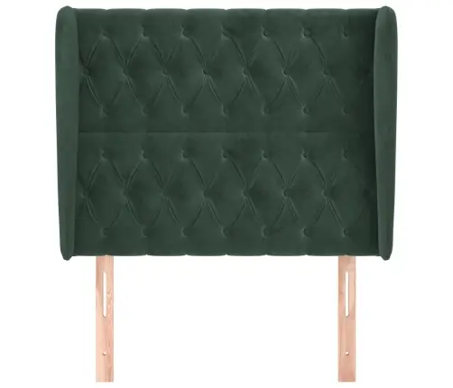Galvūgalis Su Auselėmis, Tamsiai Žalia,103X23X118/128cmAksomas Galvūgalis Su Auselėmis, Tamsiai Žalia,103X23X118/128cmAksomas