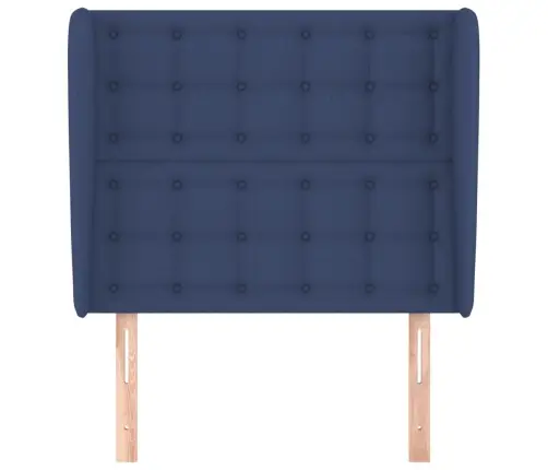 Galvgalis Ar Malām, 83X23X118/128 Cm, Zils Audums Vidaxl