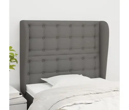 Voodipeats Servadega, Tumehall, 103X23X118/128 cm Kangas