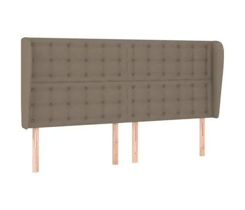 Voodipeats Servadega, Pruunikashall, 203X23X118/128 cm Kangas