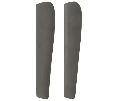 Voodipeats Servadega, Tumehall, 103X23X118/128 cm Samet