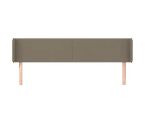 Voodipeats Servadega, Pruunikashall, 183X16X78/88 cm Kangas