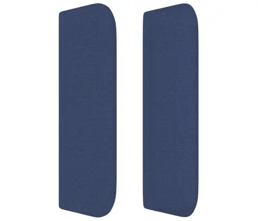 Galvgalis Ar Malām, 203X16X78/88 Cm, Zils Audums Vidaxl