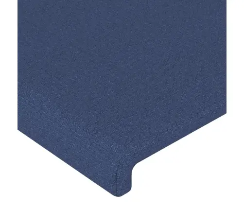 Galvgalis Ar Malām, 203X16X78/88 Cm, Zils Audums Vidaxl