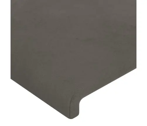 Voodipeats Servadega, Tumehall, 103X16X78/88 cm Samet