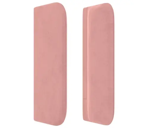 Voodipeats Servadega, Roosa, 103X16X78/88 cm Samet