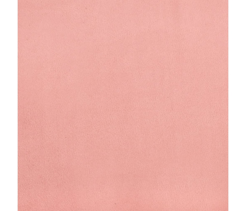 Galvgalis Ar Malām, Rozā Samts, 103X16X78/88 Cm Vidaxl
